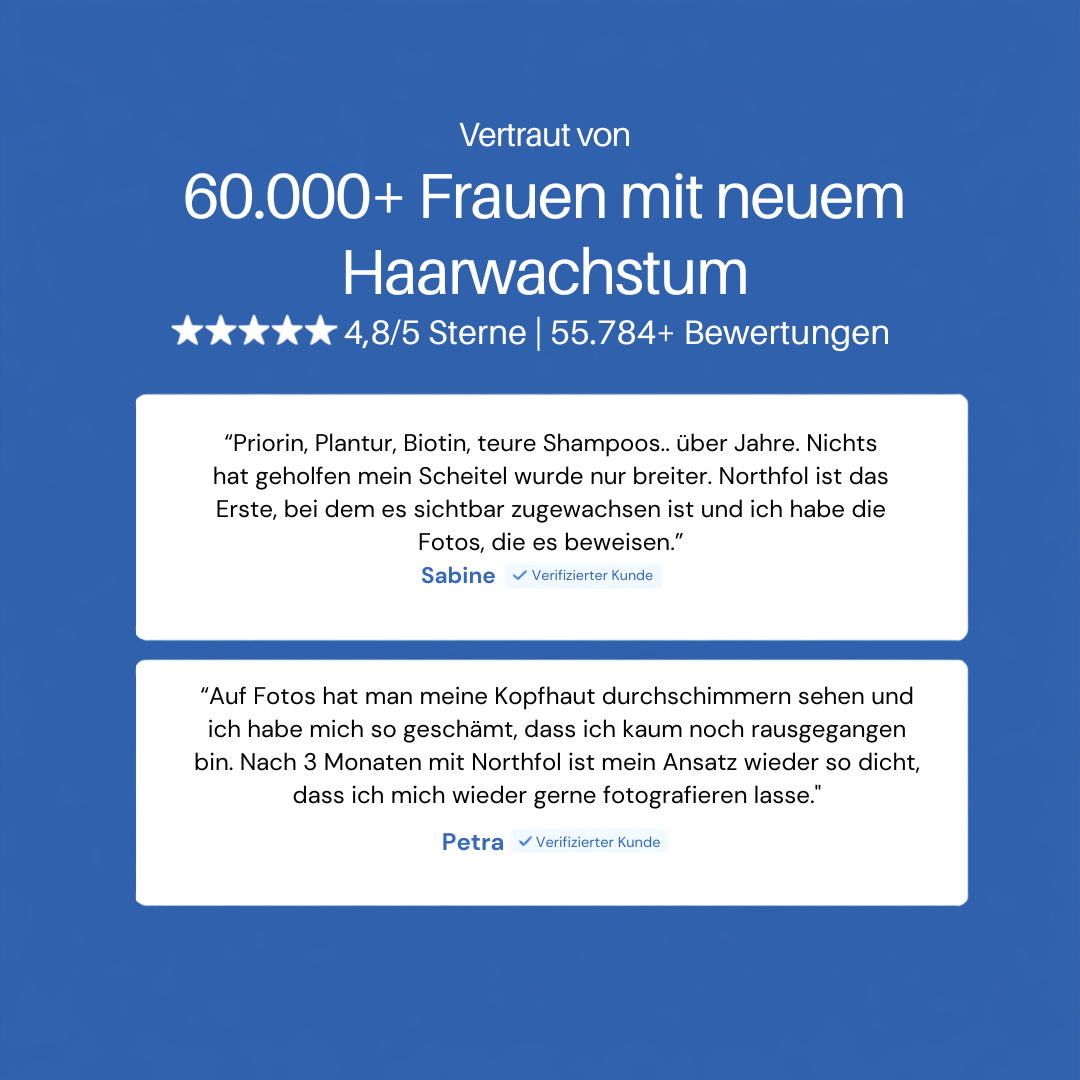 Wissenschaftlich entwickelte Formel für Haarwachstum